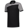 Afbeeldingen van TRICORP Poloshirt bi-colour Naden 202006 zwart/grijs 8XL