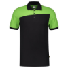 Afbeeldingen van TRICORP Poloshirt bi-colour Naden 202006 zwart/limoen XS