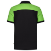 Afbeeldingen van TRICORP Poloshirt bi-colour Naden 202006 zwart/limoen XS