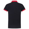 Afbeeldingen van TRICORP Poloshirt bi-colour Slim-Fit 201002 navy/rood 2XS