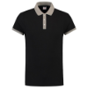 Afbeeldingen van TRICORP Poloshirt bi-colour Slim-Fit 201002 zwart/grijs XS