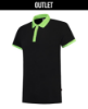 Afbeeldingen van TRICORP Poloshirt bi-colour Slim-Fit 201002 zwart/limoen 2XS