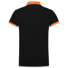 Afbeeldingen van TRICORP Poloshirt bi-colour Slim-Fit 201002 zwart/oranje 8XL