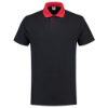 Afbeeldingen van TRICORP Poloshirt contrast 201004 navy/rood XS