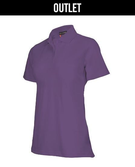 Afbeeldingen van TRICORP Poloshirt dames 201015 paars XS