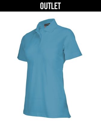 Afbeeldingen van TRICORP Poloshirt dames 201015 turquoise S