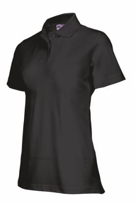 Afbeeldingen van TRICORP Poloshirt dames 201015 zwart XL