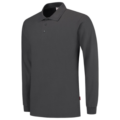 Afbeeldingen van TRICORP Poloshirt met lange mouwen 201009 donkergrijs S