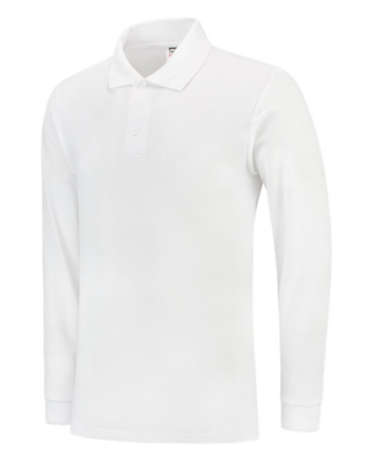 Afbeeldingen van TRICORP Poloshirt met lange mouwen 201009 wit S
