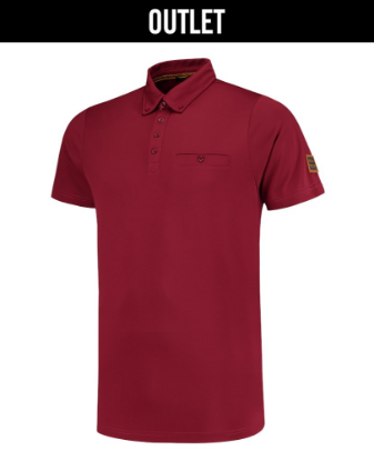 Afbeeldingen van TRICORP Poloshirt Premium Button Down 204001 bordeaux S