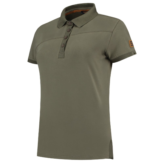 Afbeeldingen van TRICORP Poloshirt Premium Naden dames 204003 army XL