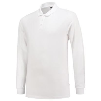 Afbeeldingen van TRICORP Poloshirt Slim-Fit met lange mouwen 201017 wit 5XL