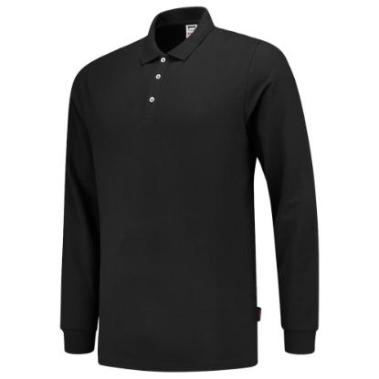 Afbeeldingen van TRICORP Poloshirt Slim-Fit met lange mouwen 201017 zwart XL