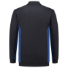Afbeeldingen van Polosweater Bicolor NavyRoyalblue Maat S