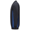 Afbeeldingen van Polosweater Bicolor NavyRoyalblue Maat S