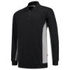 Afbeeldingen van TRICORP Polosweater bi-colour 302003 zwart/grijs 4XL