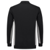 Afbeeldingen van TRICORP Polosweater bi-colour 302003 zwart/grijs 4XL