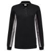 Afbeeldingen van TRICORP Polosweater bi-colour dames 302002 zwart/grijs XL