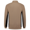 Afbeeldingen van TRICORP Polosweater bi-colour met borstzak 302001 khaki/zwart S