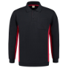 Afbeeldingen van TRICORP Polosweater bi-colour met borstzak 302001 navy/rood 4XL