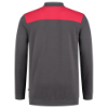 Afbeeldingen van TRICORP Polosweater bi-colour Naden 302004 donkergrijs/rood M
