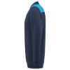 Afbeeldingen van TRICORP Polosweater bi-colour Naden 302004 inkt/turquoise L