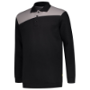 Afbeeldingen van TRICORP Polosweater bi-colour Naden 302004 zwart/grijs XL
