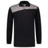 Afbeeldingen van TRICORP Polosweater bi-colour Naden 302004 zwart/grijs XL
