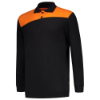 Afbeeldingen van TRICORP Polosweater bi-colour Naden 302004 zwart/oranje XS