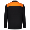 Afbeeldingen van TRICORP Polosweater bi-colour Naden 302004 zwart/oranje XS