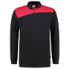 Afbeeldingen van TRICORP Polosweater bi-colour Naden 302004 zwart/rood XS