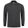 Afbeeldingen van TRICORP Polosweater met boord 301005 antraciet melange 4XL