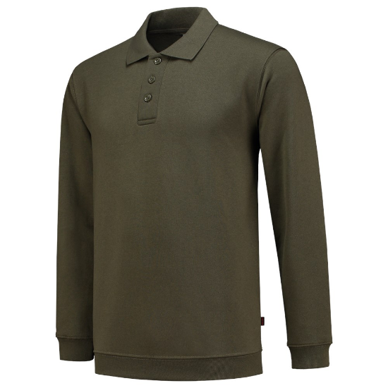 Afbeeldingen van TRICORP Polosweater met boord 301005 army 4XL