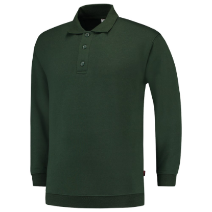 Afbeeldingen van TRICORP Polosweater met boord 301005 flessengroen XL