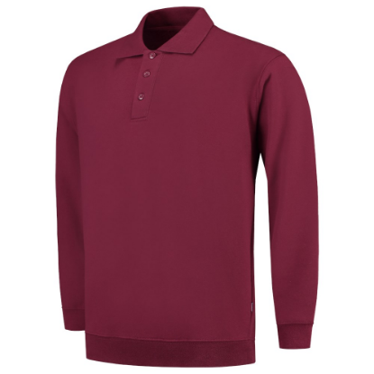 Afbeeldingen van TRICORP Polosweater met boord 301005 wijnrood S