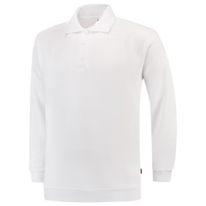 Afbeeldingen van TRICORP Polosweater met boord 301005 wit XL
