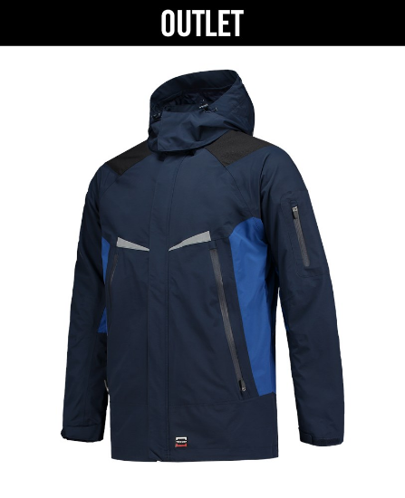 Afbeeldingen van TRICORP Regenjas Sport 401002 inkt/royal blauw XS