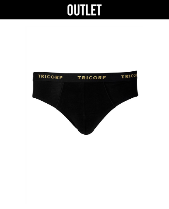 Afbeeldingen van TRICORP Slip 602007 zwart S