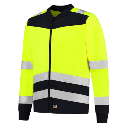 Afbeeldingen van TRICORP Softshell High Vis bi-colour 403021 fluor geel/inkt L