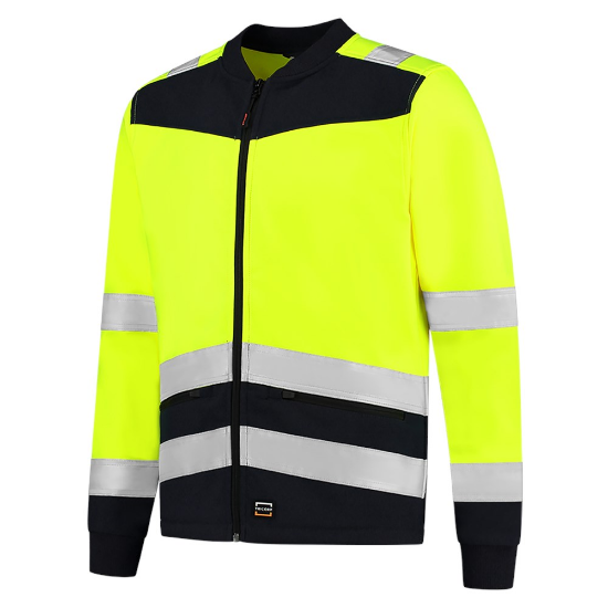 Afbeeldingen van TRICORP Softshell High Vis bi-colour 403021 fluor geel/inkt L