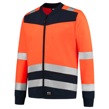 Afbeeldingen van TRICORP Softshell High Vis bi-colour 403021 fluor oranje/inkt 7XL
