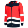 Afbeeldingen van TRICORP Softshell High Vis bi-colour 403021 fluor rood/inkt XS