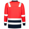 Afbeeldingen van TRICORP Softshell High Vis bi-colour 403021 fluor rood/inkt XS