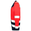 Afbeeldingen van TRICORP Softshell High Vis bi-colour 403021 fluor rood/inkt XS