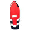 Afbeeldingen van TRICORP Softshell High Vis bi-colour 403021 fluor rood/inkt XS