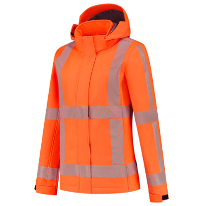 Afbeeldingen van TRICORP Softshell RWS dubbelzijdig dames 403702 fluor oranje XL
