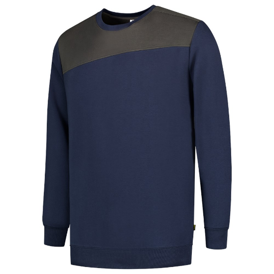 Afbeeldingen van TRICORP Sweater bi-colour Naden 302013 inkt/donkergrijs 5XL