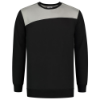 Afbeeldingen van TRICORP Sweater bi-colour Naden 302013 zwart/grijs S