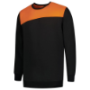 Afbeeldingen van TRICORP Sweater bi-colour Naden 302013 zwart/oranje M