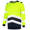 Afbeeldingen van TRICORP Sweater High Vis bi-colour 303004 fluor geel/inkt 3XL